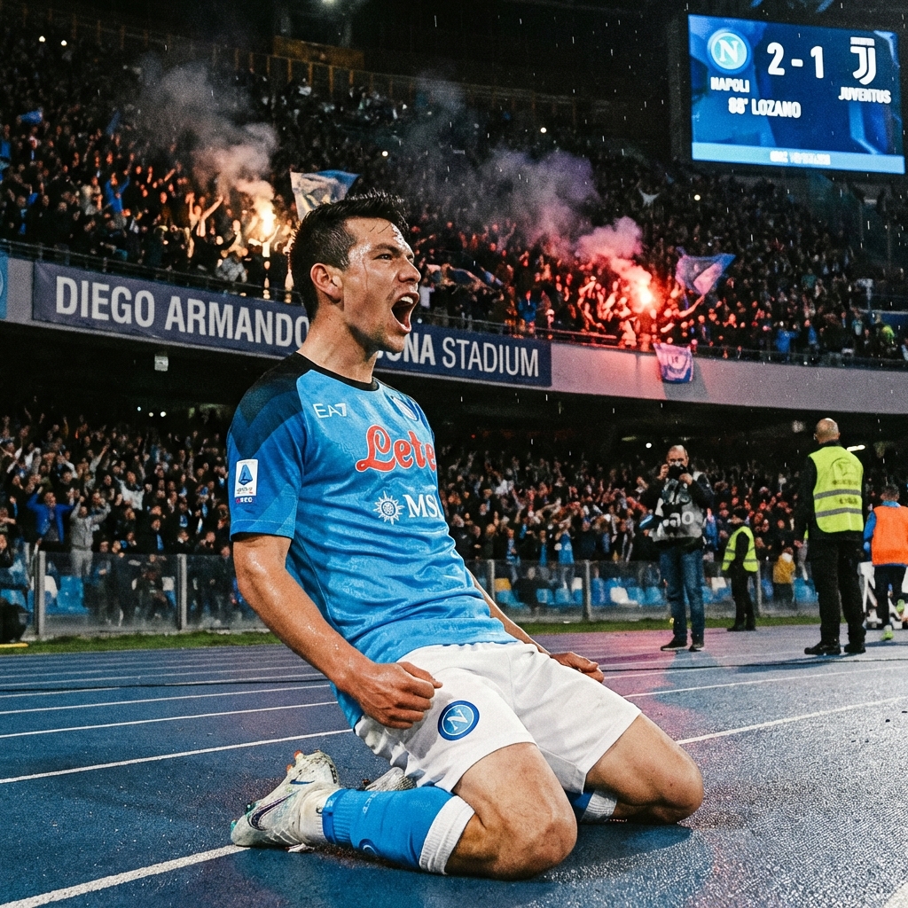 Hirving Lozano campeón Serie A Napoli 2023